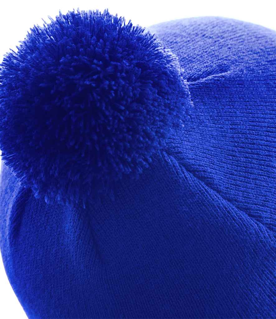 Beechfield Original Pom Pom Beanie - Bright Royal