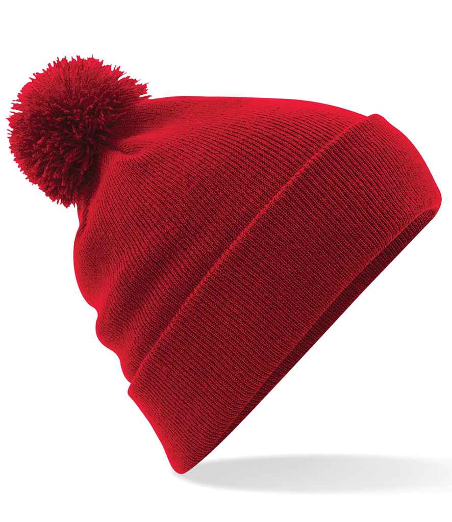 Beechfield Original Pom Pom Beanie - Classic Red