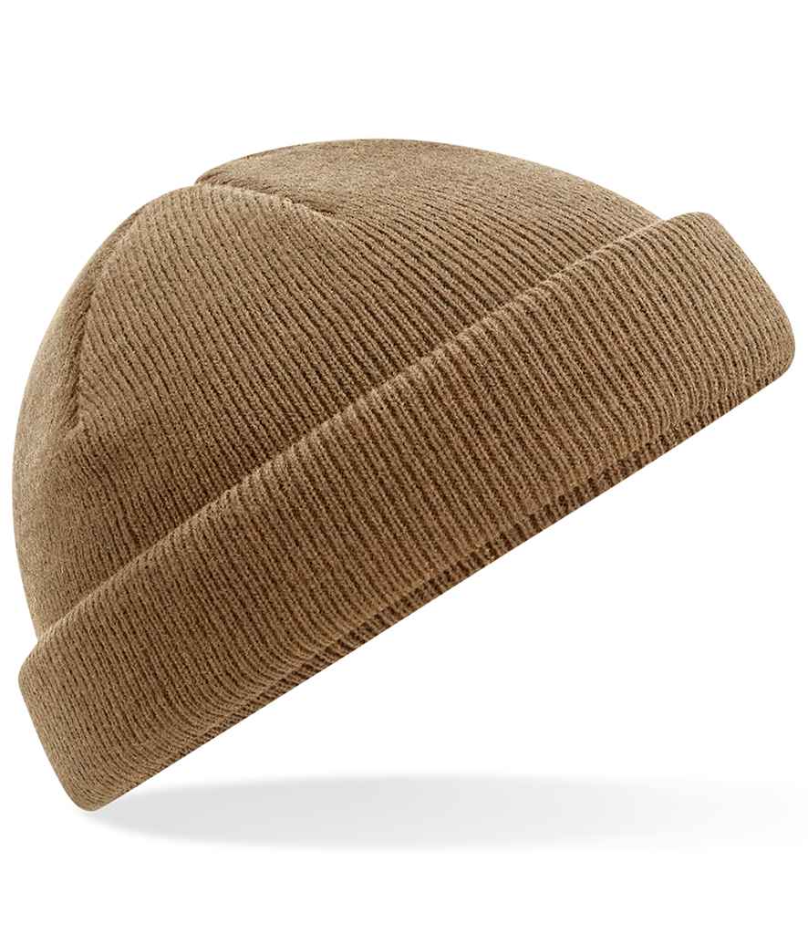 Beechfield Recycled Mini Fisherman Beanie - Biscuit