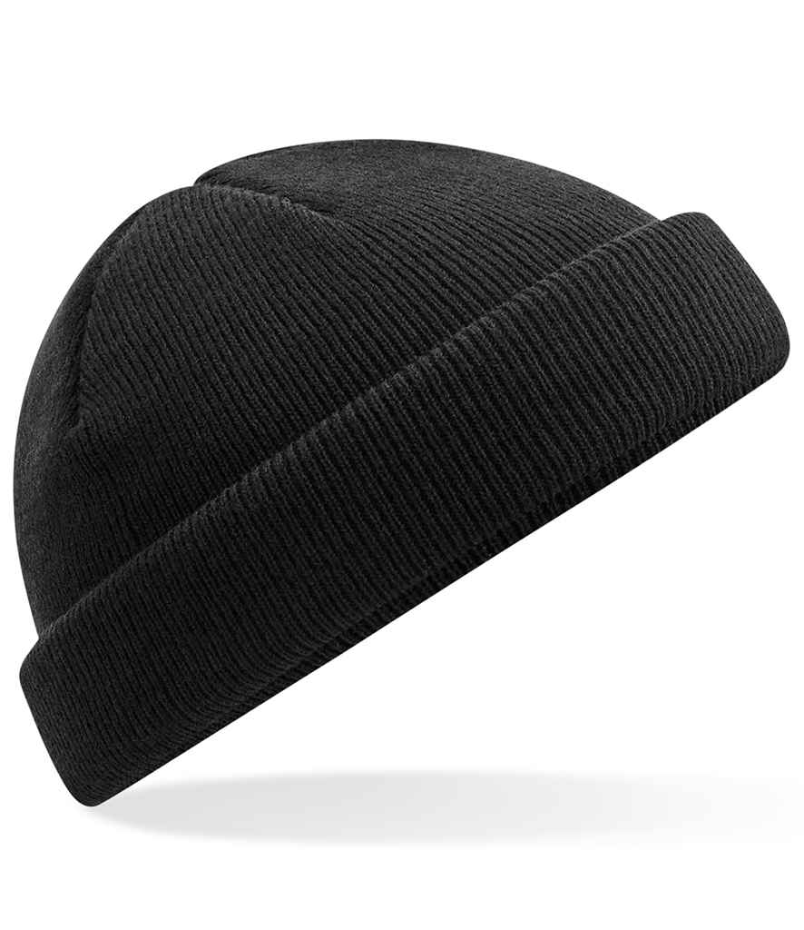 Beechfield Recycled Mini Fisherman Beanie - Black