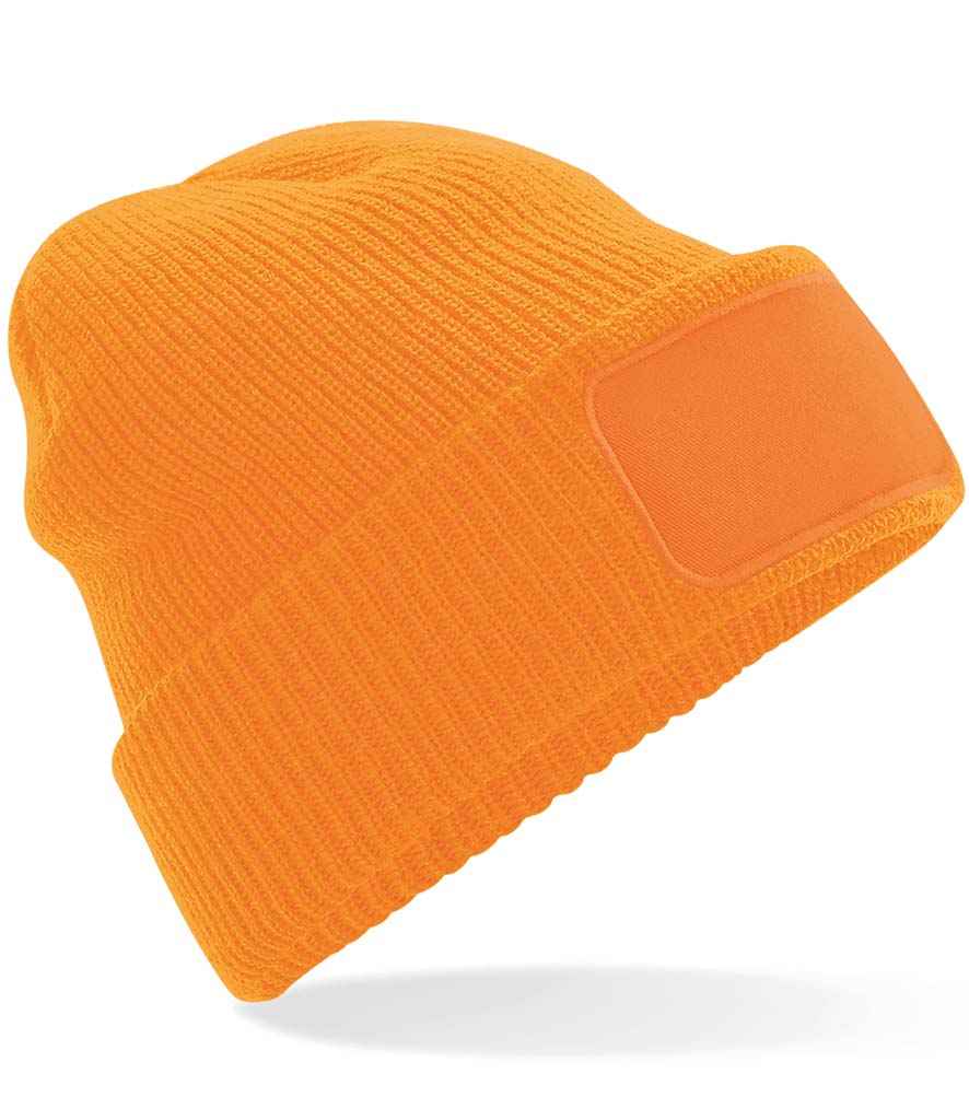 Beechfield Thinsulate™ Patch Beanie - Fluorescent Orange