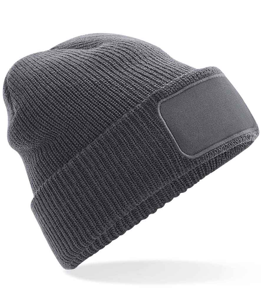 Beechfield Thinsulate™ Patch Beanie - Graphite Grey