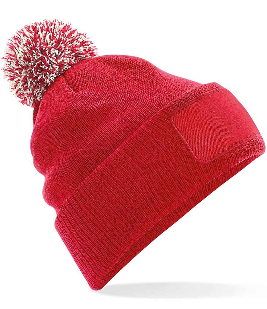 Beechfield Snowstar® Printers Beanie - Classic Red/Off White