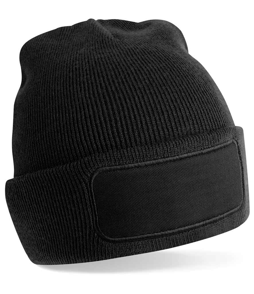 Beechfield Recycled Original Patch Beanie - Black