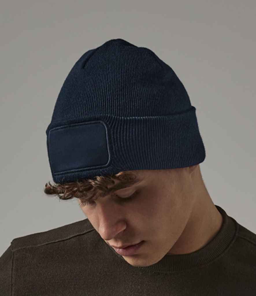Beechfield Recycled Original Patch Beanie - French Navy