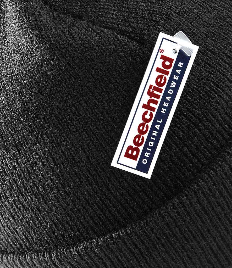 Beechfield Original Patch Beanie - Black