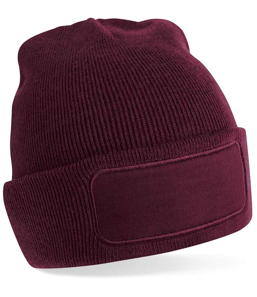 Beechfield Original Patch Beanie - Burgundy