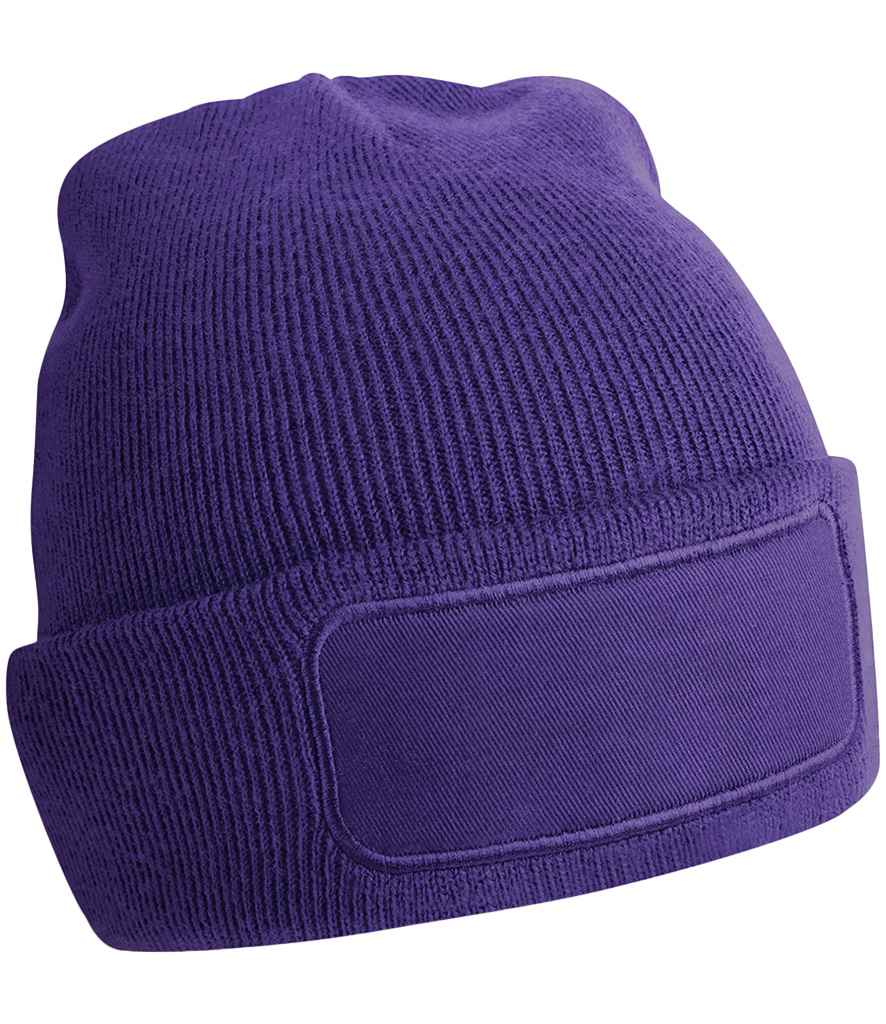 Beechfield Original Patch Beanie - Purple