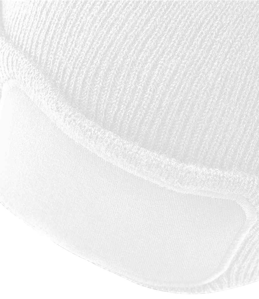 Beechfield Original Patch Beanie - White