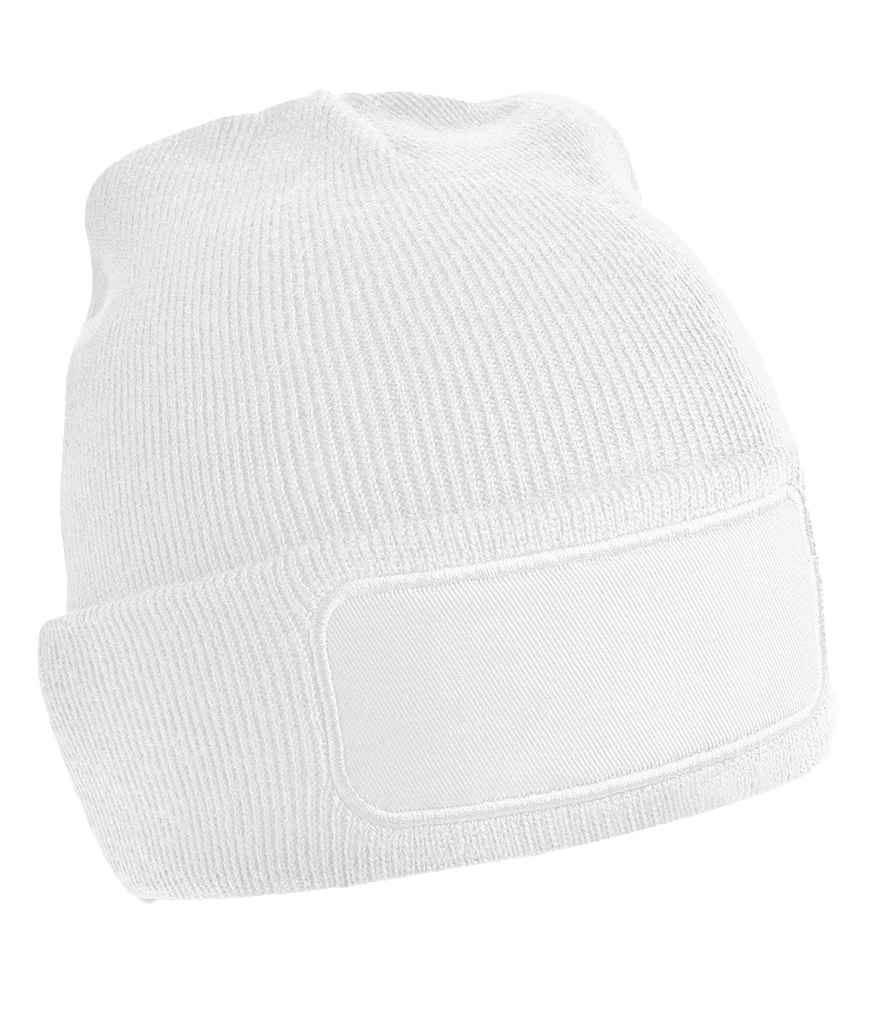 Beechfield Original Patch Beanie - White