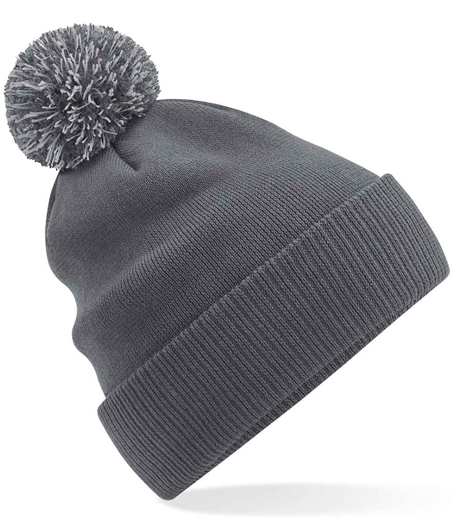 Beechfield Recycled Snowstar® Beanie - Graphite Grey/Light Grey