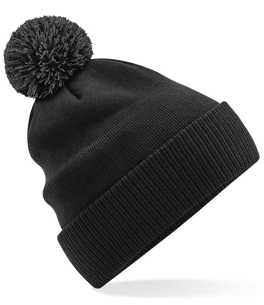 Beechfield Snowstar® Beanie - Black/Graphite Grey