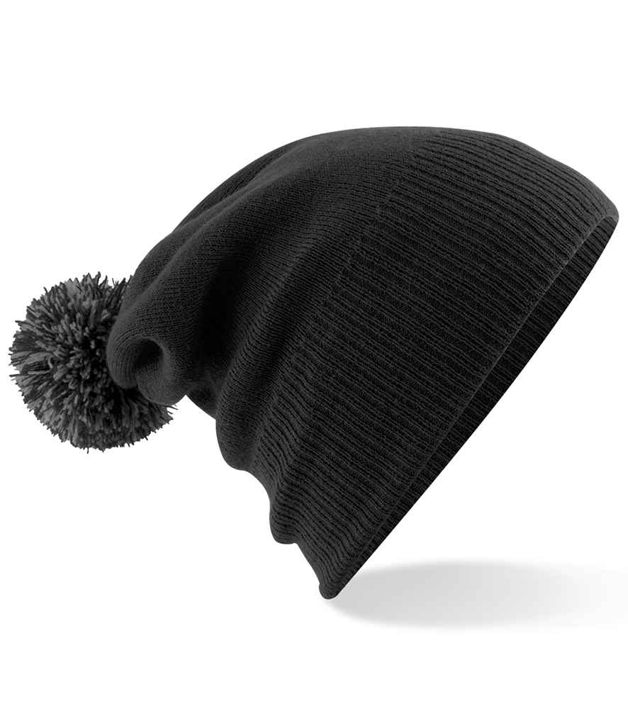 Beechfield Snowstar® Beanie - Black/Graphite Grey