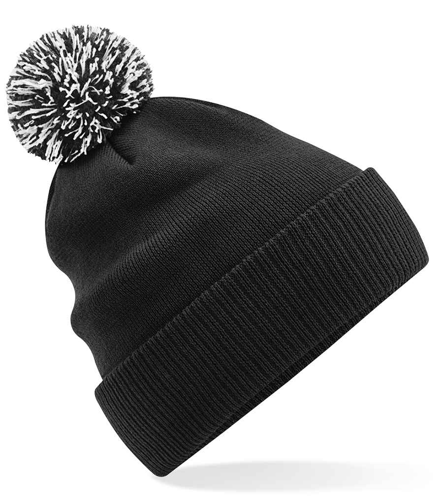 Beechfield Snowstar® Beanie - Black/White