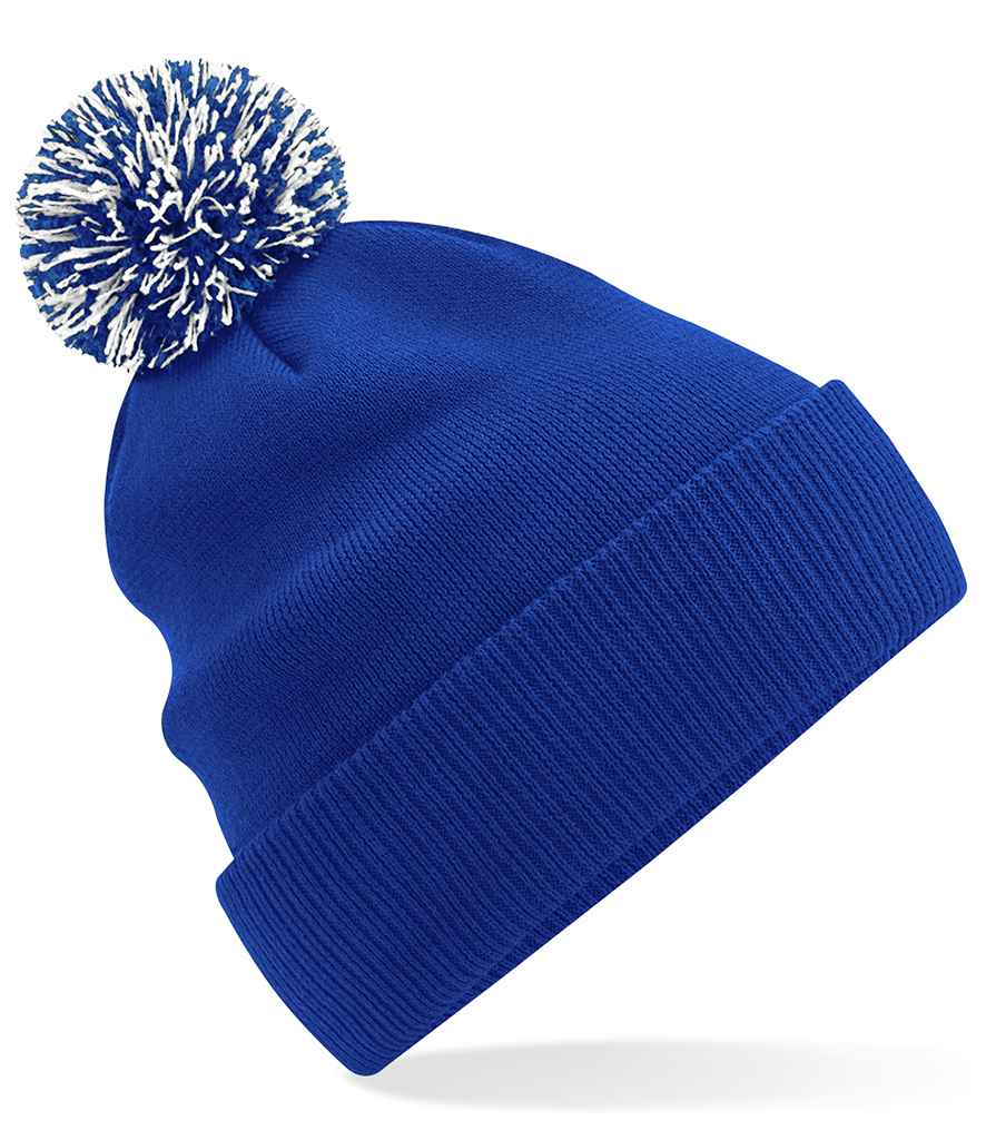 Beechfield Snowstar® Beanie - Bright Royal/White