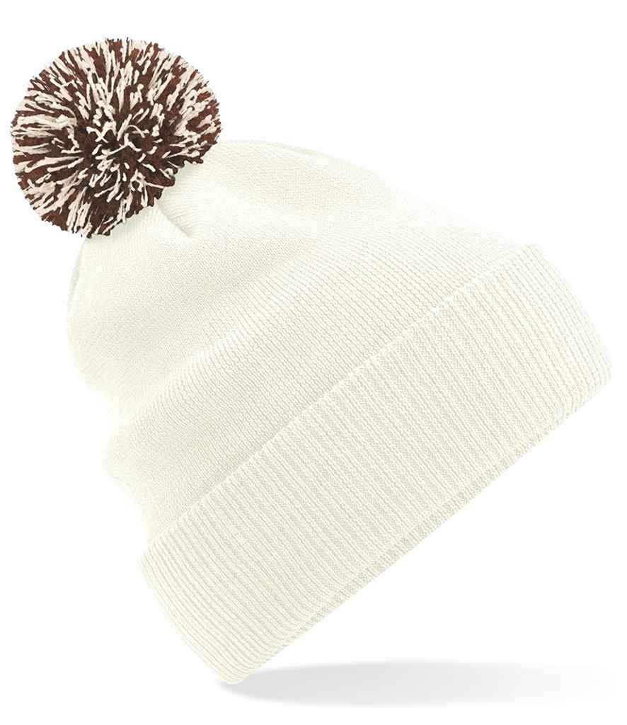 Beechfield Snowstar® Beanie - Off White/Mocha