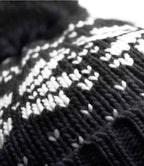 Beechfield Fair Isle Snowstar® Beanie - Black/White