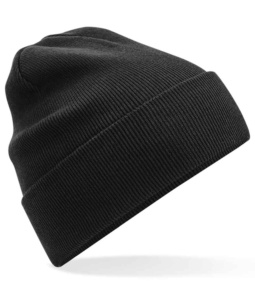 Beechfield Organic Cotton Original Cuffed Beanie - Black