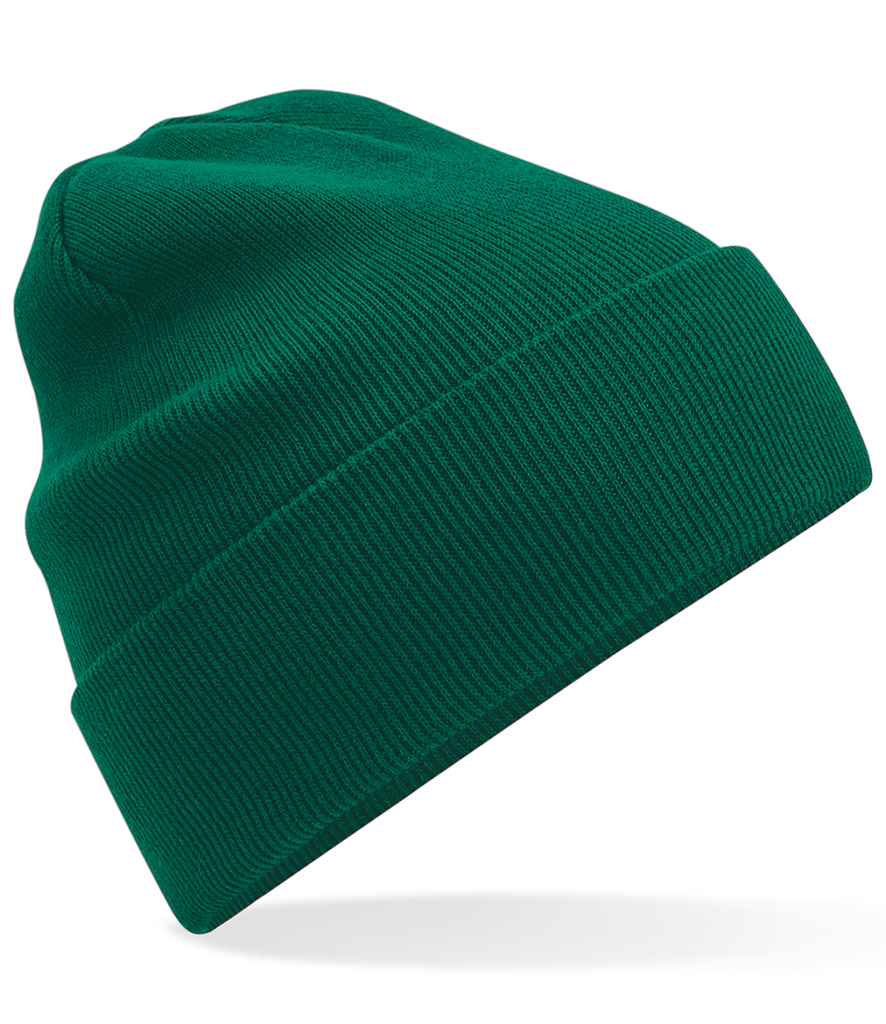 Beechfield Organic Cotton Original Cuffed Beanie - Bottle Green