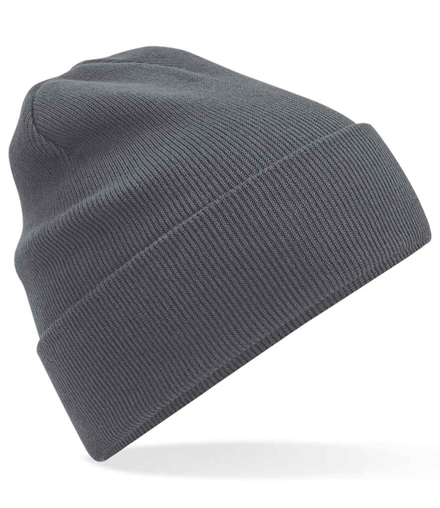 Beechfield Organic Cotton Original Cuffed Beanie - Graphite Grey
