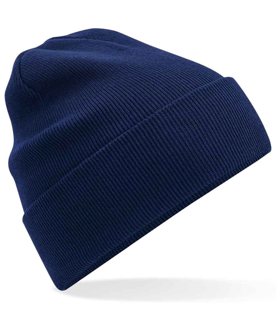 Beechfield Organic Cotton Original Cuffed Beanie - Oxford Navy