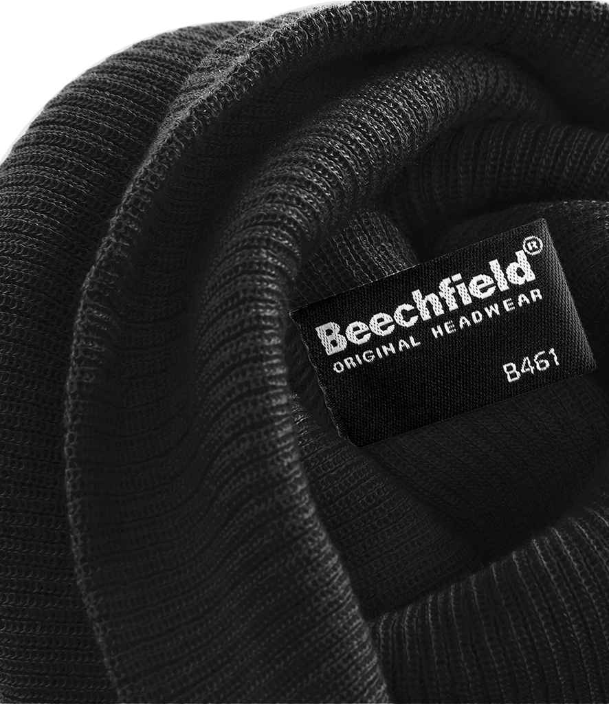 Beechfield Slouch Beanie - Black