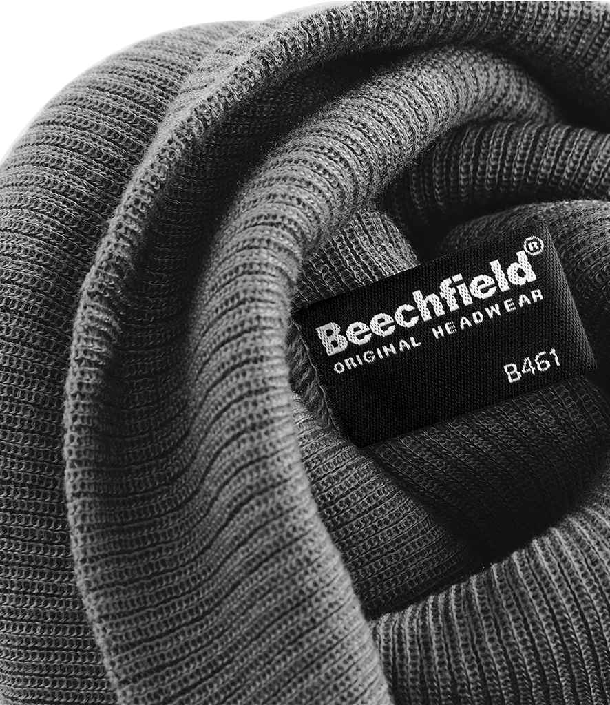 Beechfield Slouch Beanie - Smoke Grey