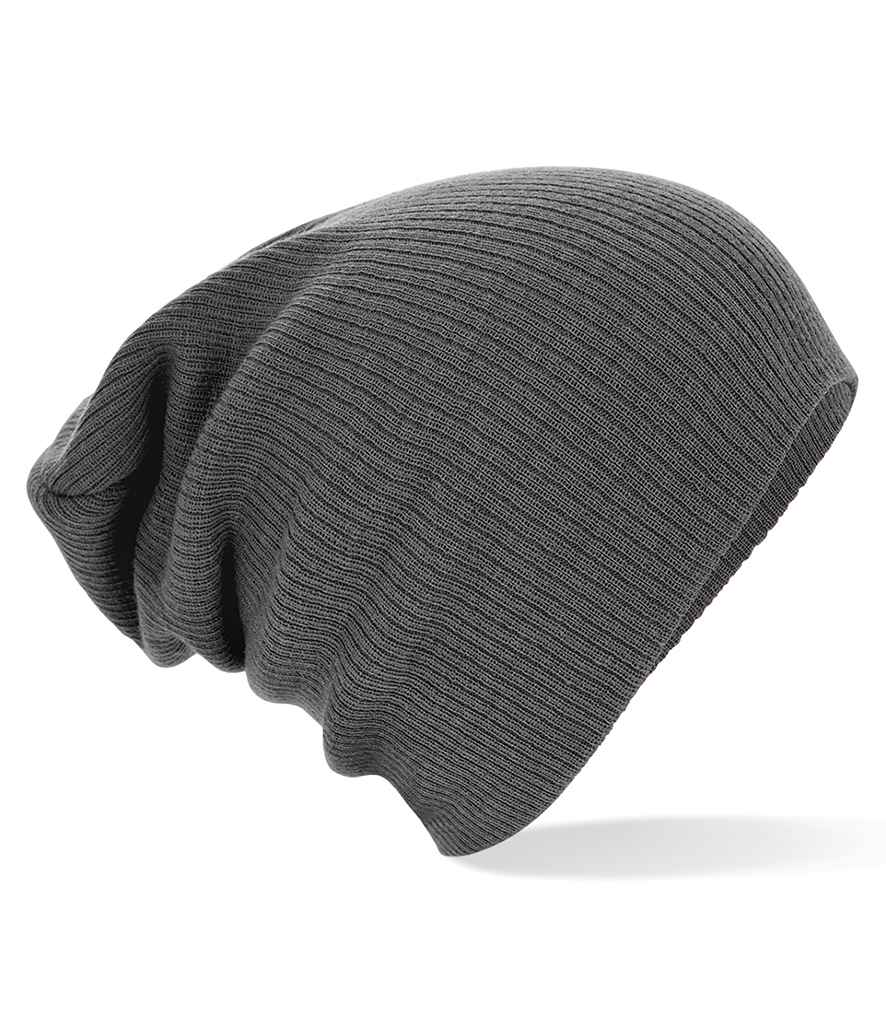Beechfield Slouch Beanie - Smoke Grey