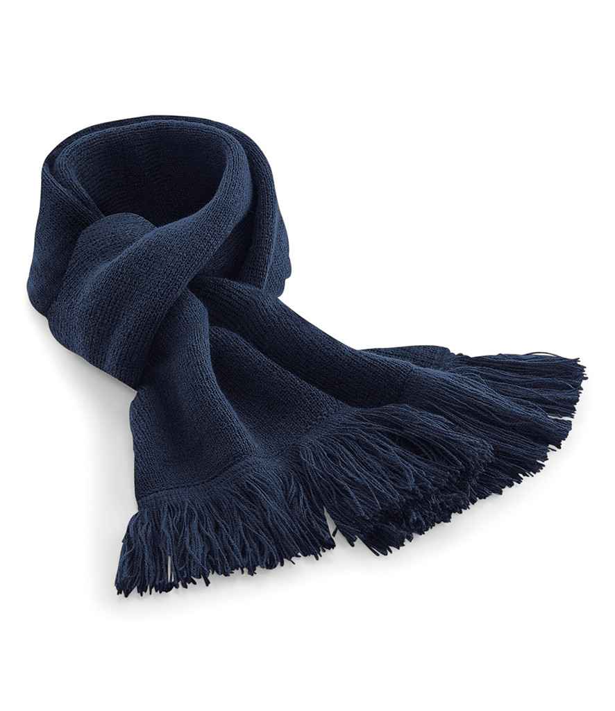 Beechfield Classic Knitted Scarf - French Navy