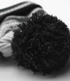 Beechfield Multi-Sport Fan Beanie - Black/Graphite Grey/White