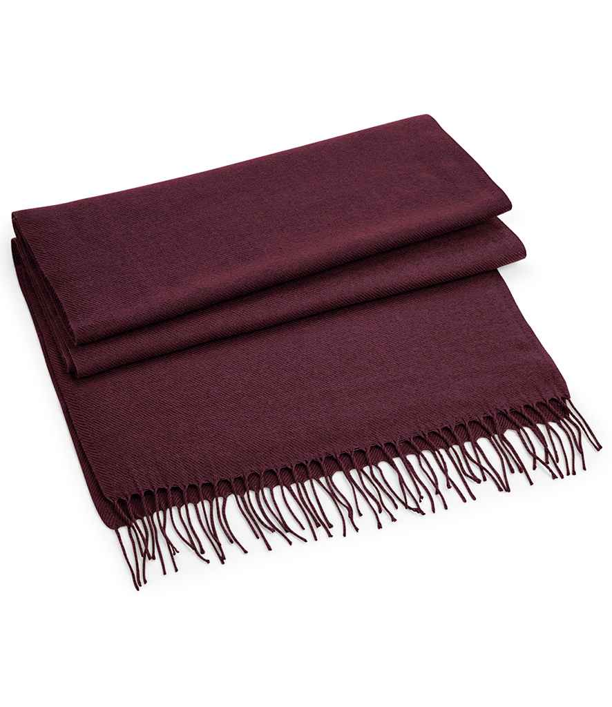 Beechfield Classic Woven Scarf - Burgundy