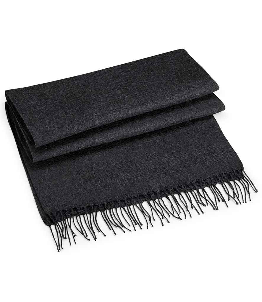 Beechfield Classic Woven Scarf - Charcoal