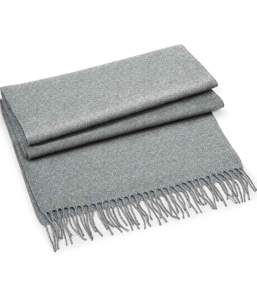 Beechfield Classic Woven Scarf - Heather Grey