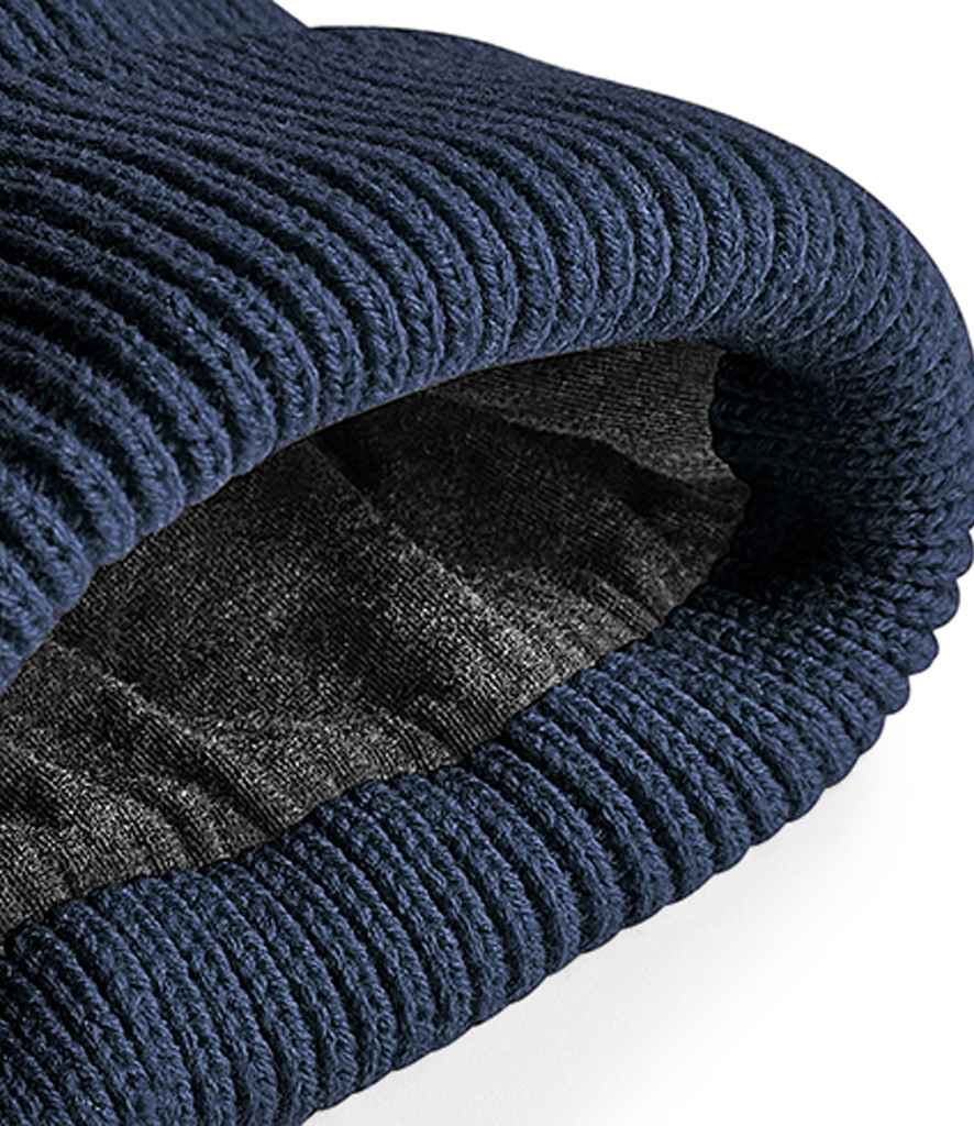 Beechfield Recycled Wind Resistant Breathable Elements Beanie - French Navy