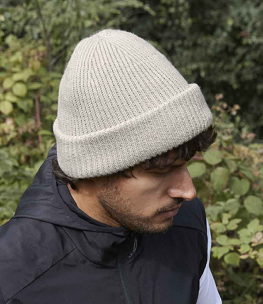 Beechfield Recycled Wind Resistant Breathable Elements Beanie - Natural Stone