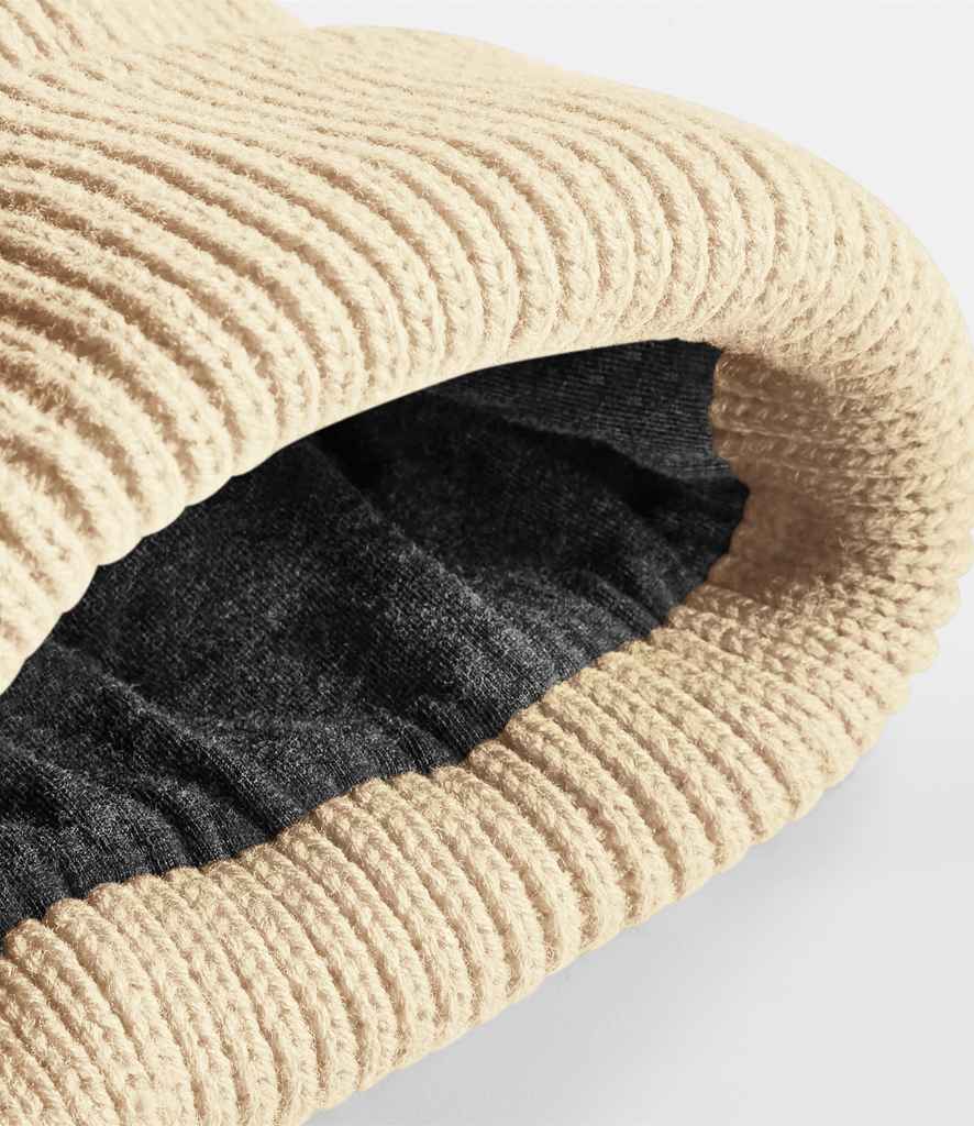 Beechfield Recycled Wind Resistant Breathable Elements Beanie - Sand