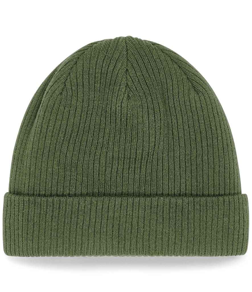 Beechfield Organic Cotton Beanie - Olive Green