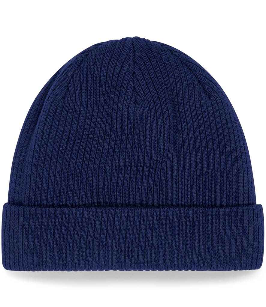 Beechfield Organic Cotton Beanie - Oxford Navy