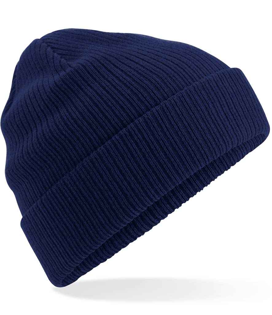 Beechfield Organic Cotton Beanie - Oxford Navy