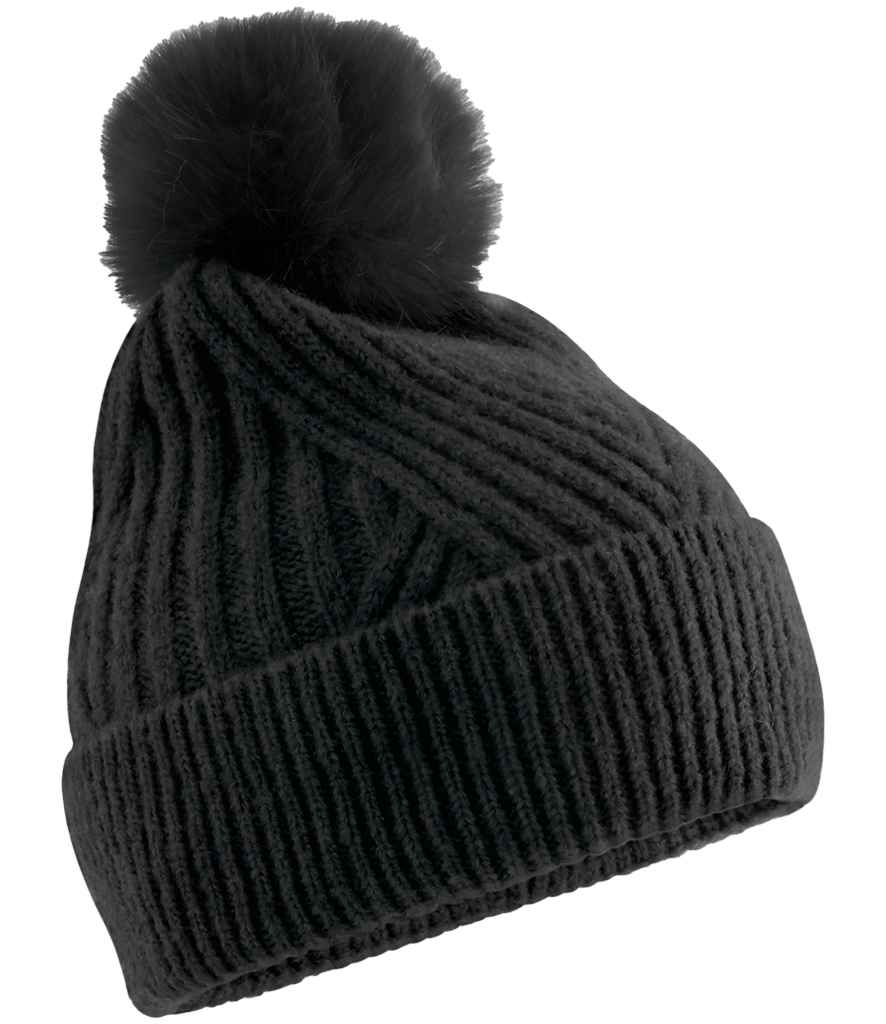 Beechfield Snow Luxe Beanie - Black