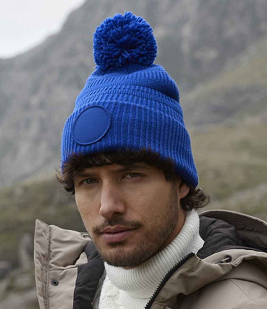 Beechfield Fan Patch Beanie - Bright Royal