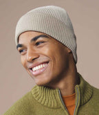 Beechfield Dip Dye Beanie - Natural Stone Dip Dye