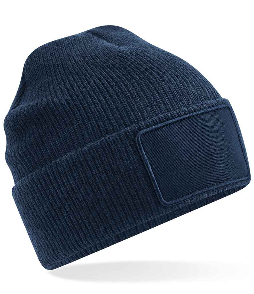 Beechfield Removable Patch Thinsulate™ Beanie - French Navy