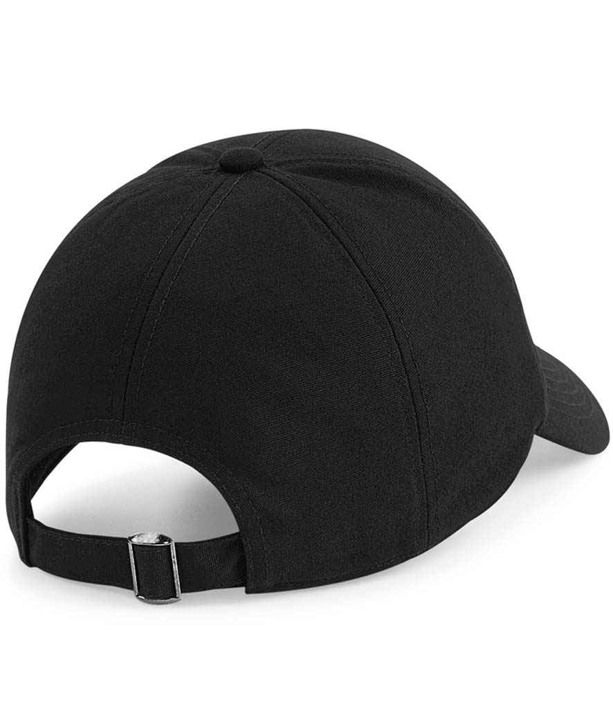 Beechfield Organic Cotton 6 Panel Cap - Black