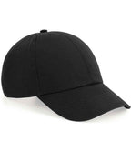 Beechfield Organic Cotton 6 Panel Cap - Black