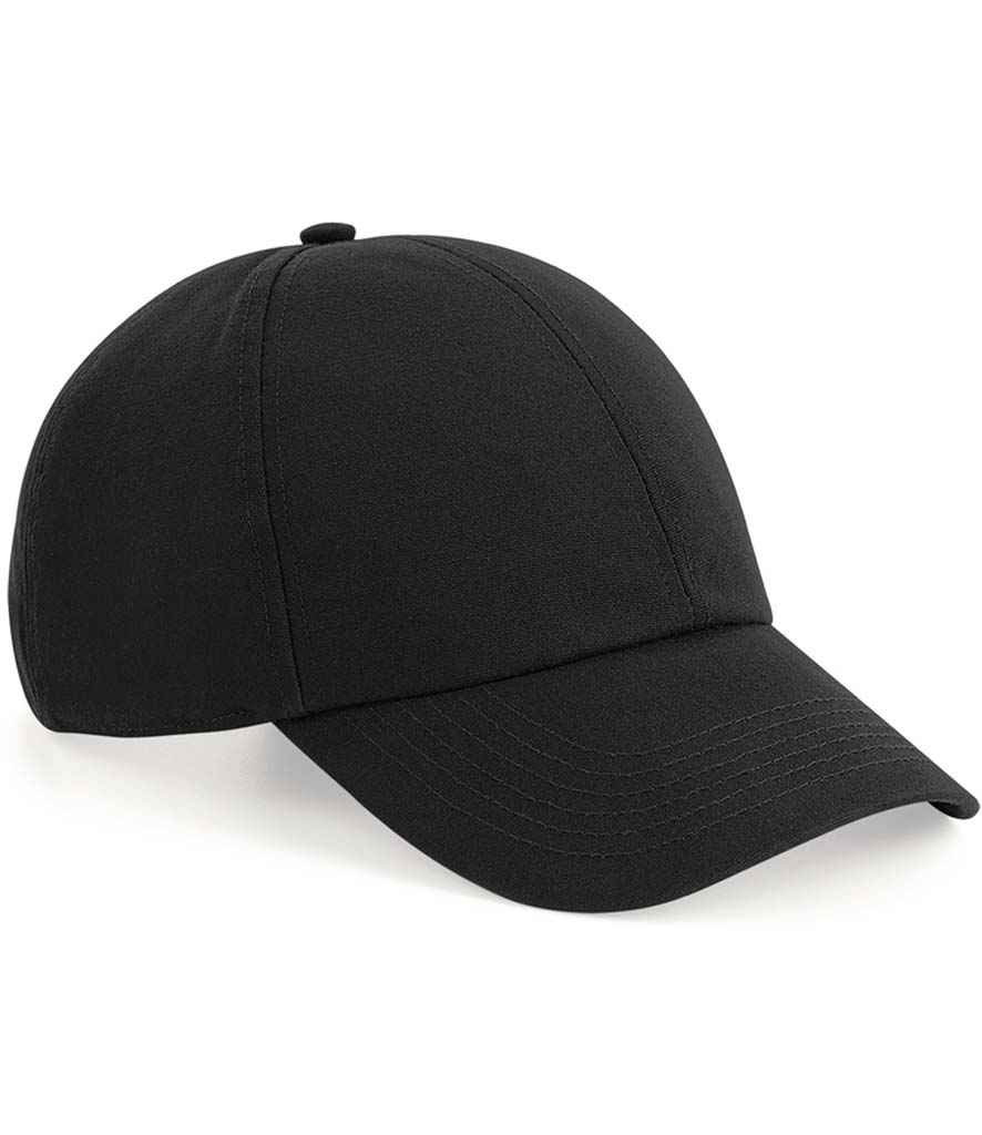 Beechfield Organic Cotton 6 Panel Cap - Black