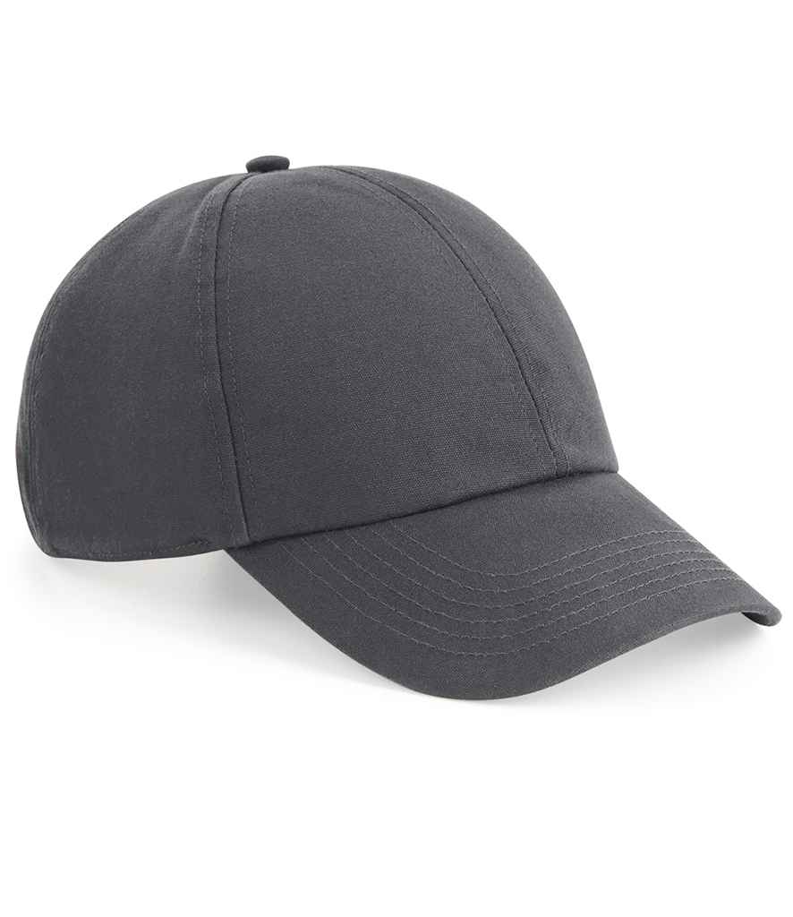 Beechfield Organic Cotton 6 Panel Cap - Graphite Grey
