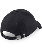 Beechfield Heavy Brushed Low Profile Cap - Black
