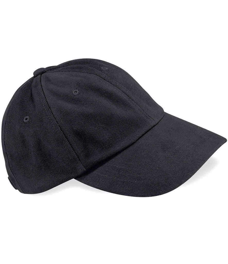 Beechfield Heavy Brushed Low Profile Cap - Black