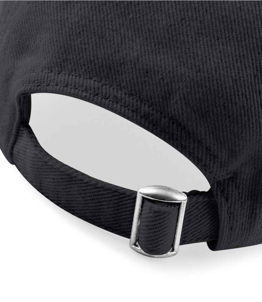 Beechfield Low Profile Heavy Cotton Drill Cap - Black